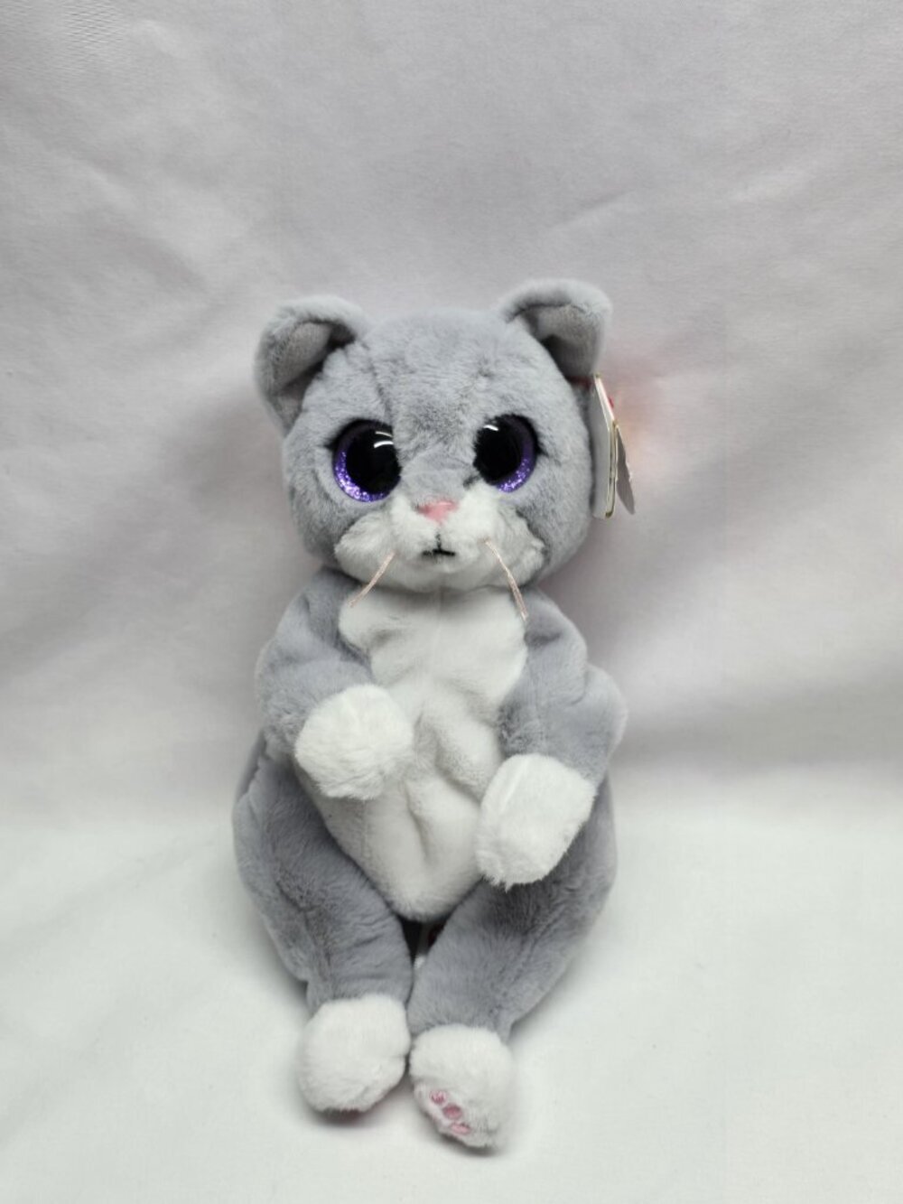 Ty Beanie Baby Bellies MORGAN the Cat Plush Stuffed Animal Toy